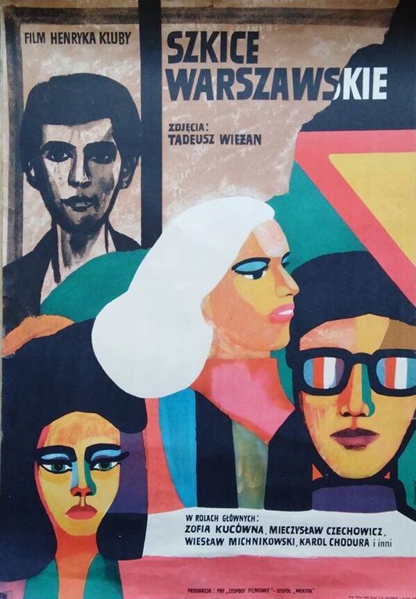 Szkice warszawskie Warsaw sketch shows Polish originale1969