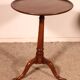 Small tripod table known as a tea table in mahogany - 18th century.