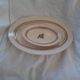 Set of 2 oval dishes. Hand painted. Sarreguemines, model Armalle.