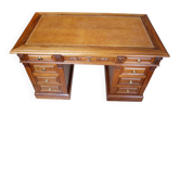 Napoleon III desk in walnut from the late 19th century.