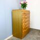 Vintage chest of drawers, oak, 70s