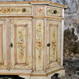 Hand-painted Venetian-style sideboard, mid-20th century
