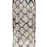 Azilal beige Berber rug - 174 x 72 cm