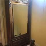 Wardrobe with mirror