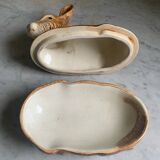 Ceramic rabbit terrine