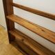 Old shelf in solid wood and exotic wood