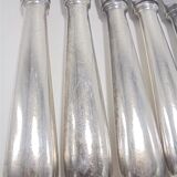 Series of 12 silver knives