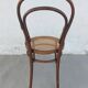 Fauteuil canné et bois courbé style Thonet Fischel, années 30