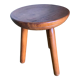 Tabouret tripode rond