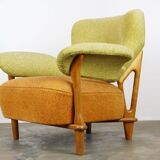 F109 lounge furniture with armchair and matching sofa by Theo Ruth for Artifort, 1950