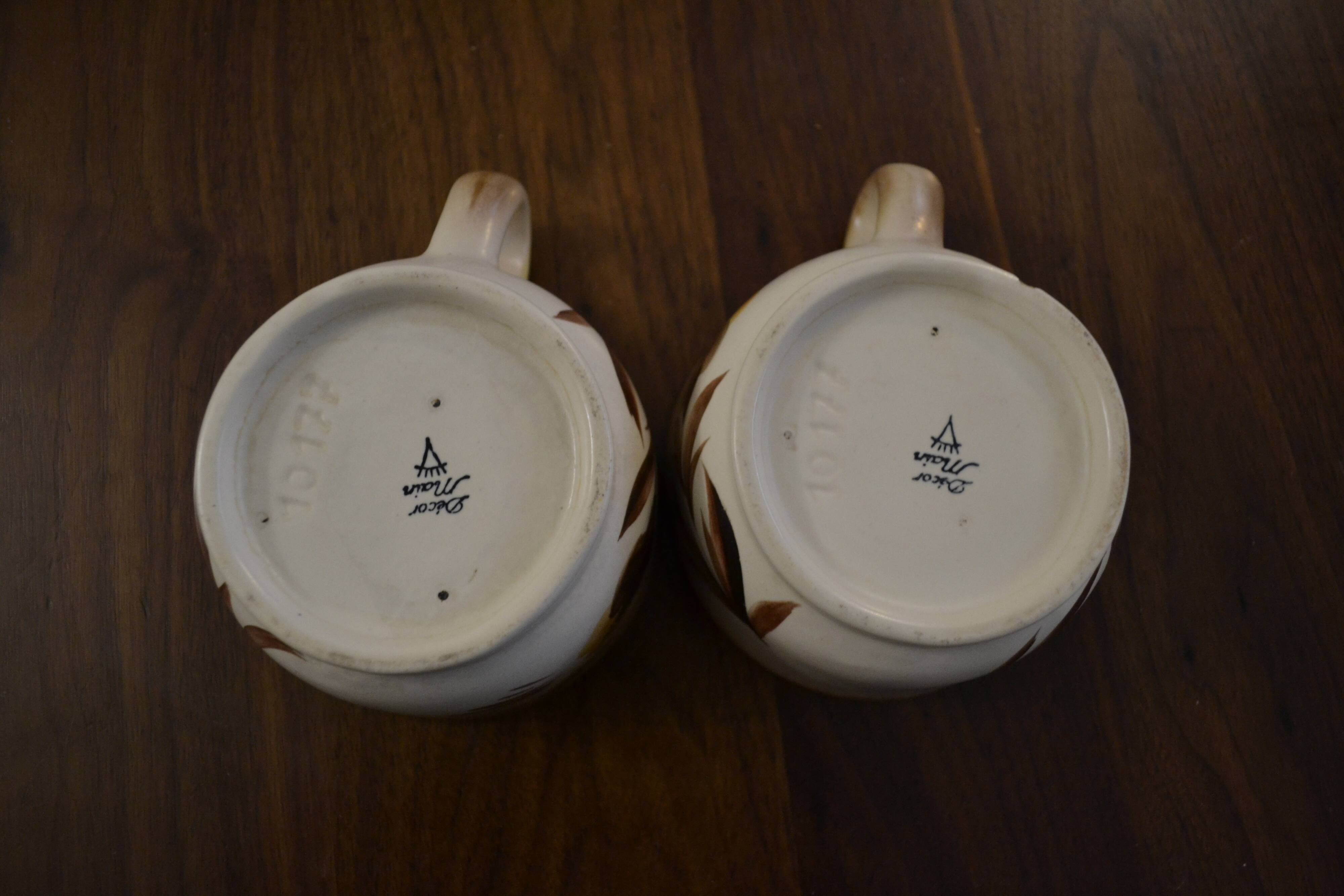 Set of 5 cups villeroy and boch model claquesin