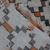 Beni ouarain old moroccan carpet 185 x 417 cm