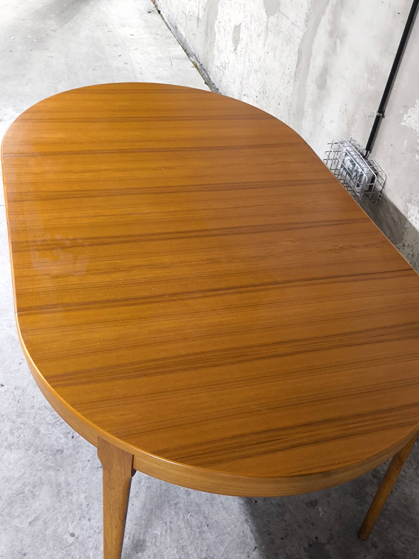 Vintage teak Scandinavian table from the 1960s.