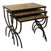 50s ceramic nesting tables