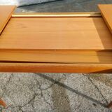 Danish Scandinavian teak dining table with extensions
