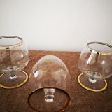 Set de 8 verres ballon à cognac ancien ou alcool