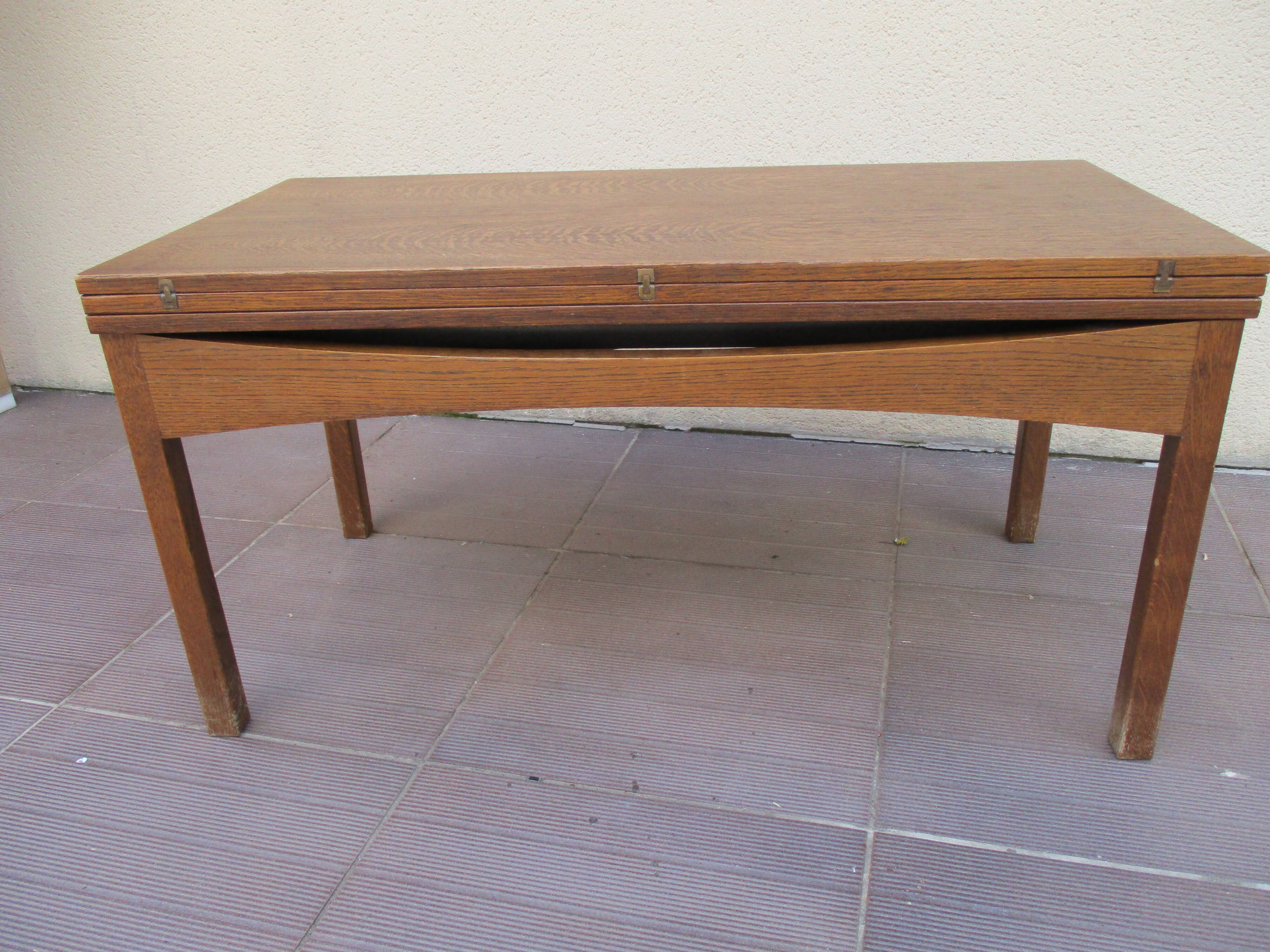 Coffee table lift smørrebrød scandinavian years 60