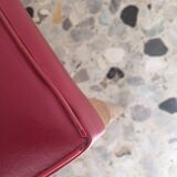 Armchair with arms armrests red 1950s