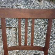 Renovated wicker-seated bistro chair