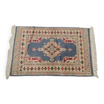Handmade wool and silk Persian rug