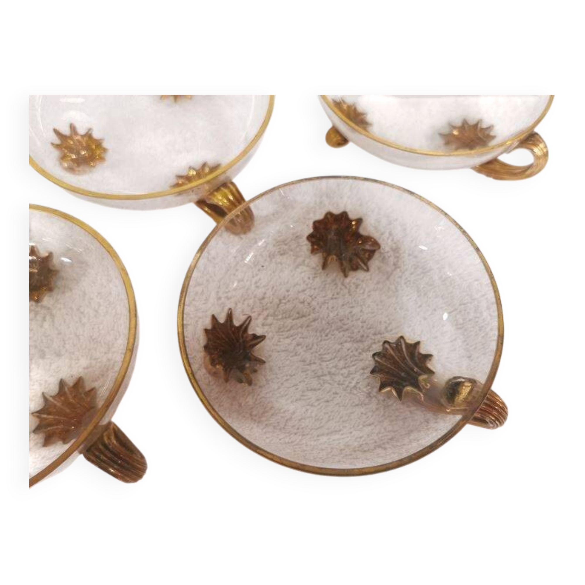 Set of 8 bowls from moser-millot cristallerie by karlsbad.