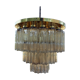 Design chandelier by Glashütte Limburg from 1960