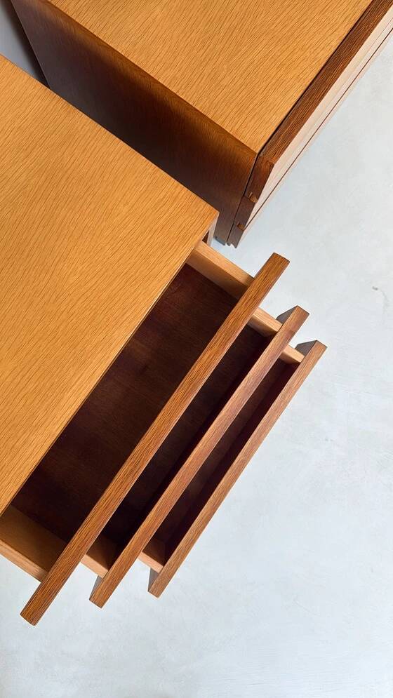 Vintage wooden bedside table