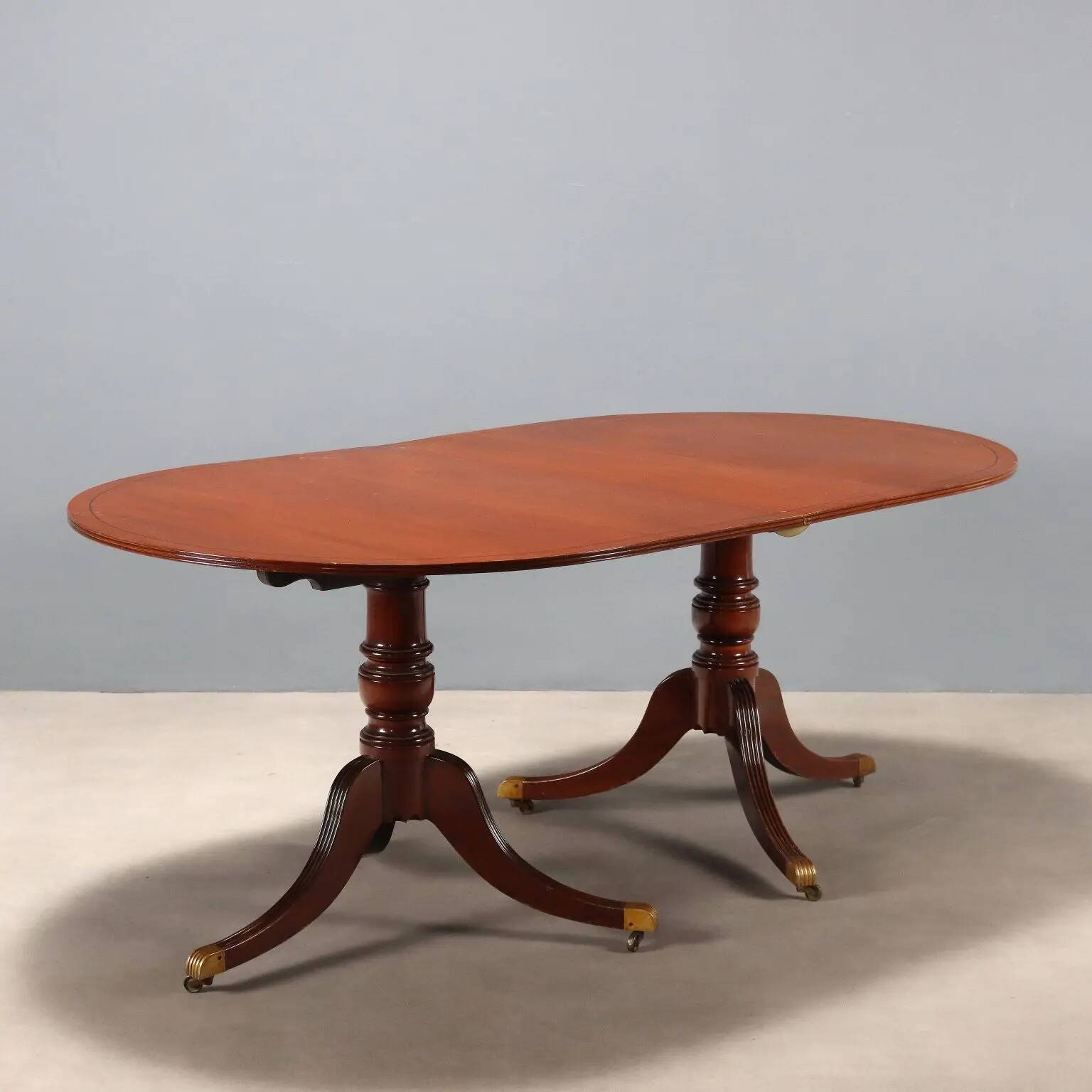Table ancienne en acajou en 3 sections, Royaume-Uni, XIXe siècle