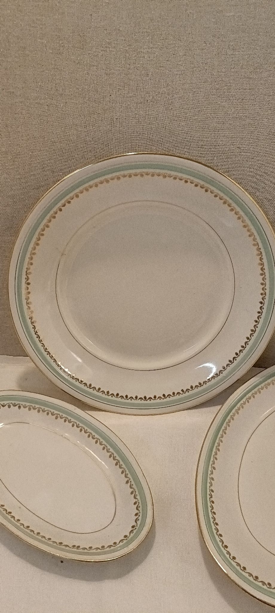 3 antique dishes SFP porcelain France