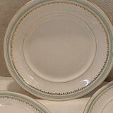 3 plats anciens porcelaine sfp France