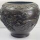 Large 19th century asian bronze vase - 22 cm - diameter 25 cm