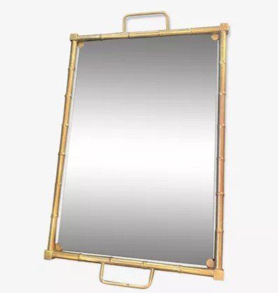 1970s top, in bronze and smoked glass