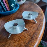Pair of candle holders