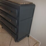 Commode vintage a pieds compas