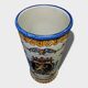 Vase cylindrique en faïence de Gien