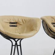 Set of 4 Pan Am dining chairs by Gastone Rinaldi for Rima Italy 1970s