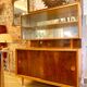Buffet / Vitrine / Vaisselier deux corps vintage 1960