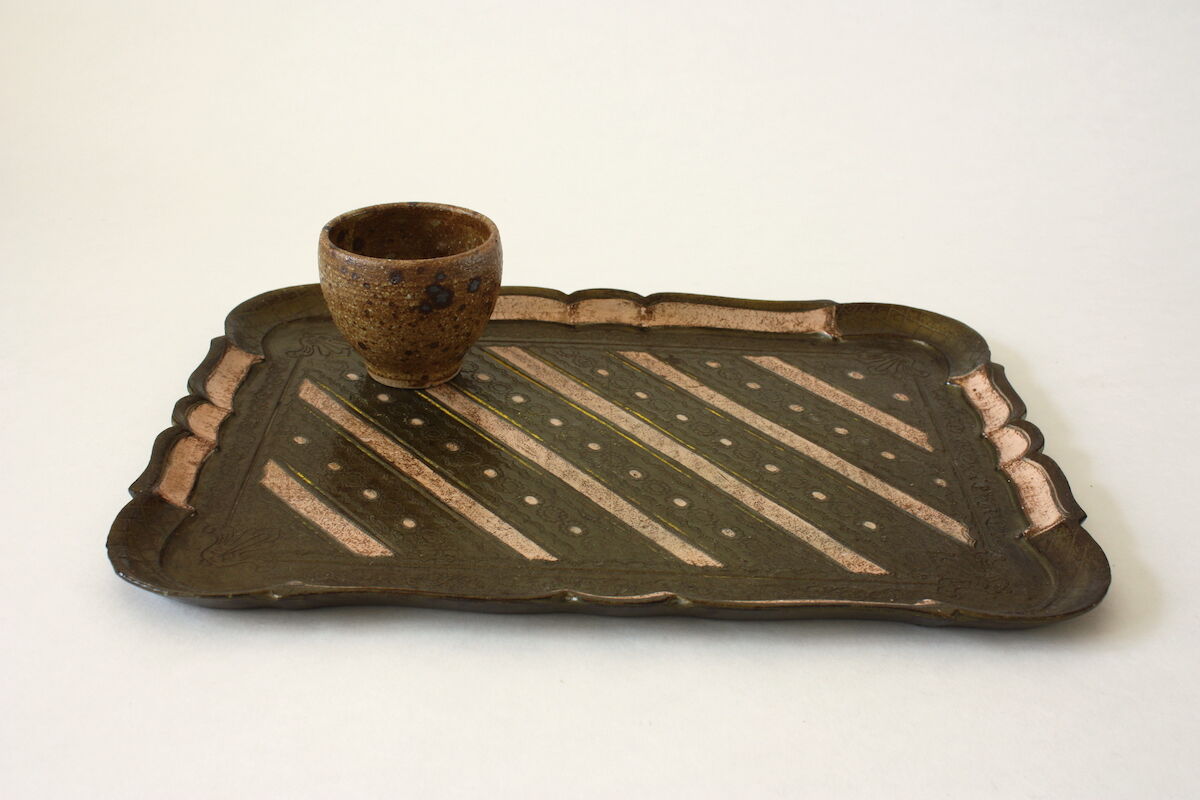 Plateau italien florence en bakelite