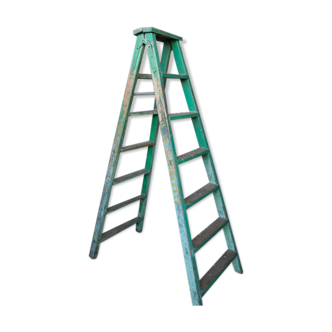 Escabeau pliant d'atelier en bois