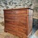 Commode ancienne française en pin, début des années 1900