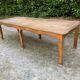 Large Table closes castle six feet oak