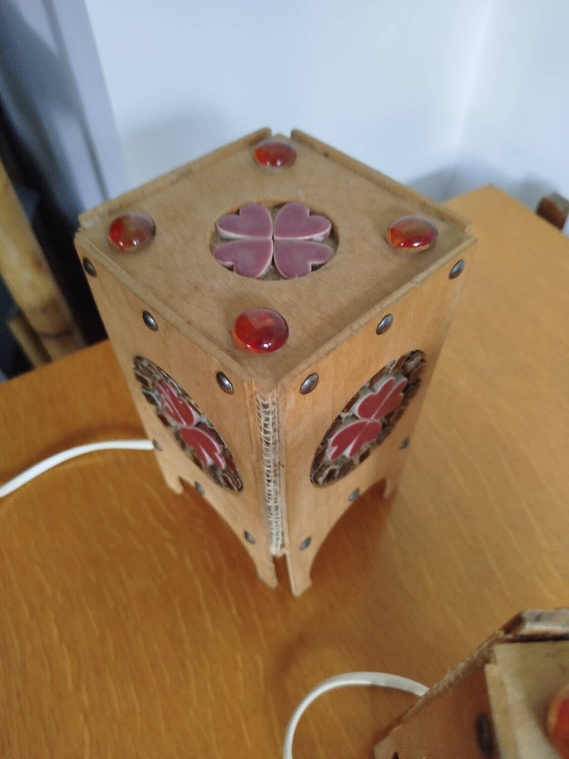 Pair of Otto Eelund Scandinavian lamps – Sweden, 1960s/70s