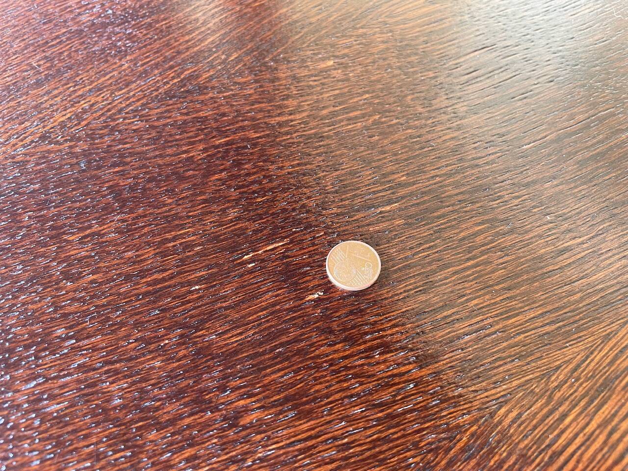 Large vintage chest of drawers with four drawers and one door in oak, circa 1960s