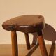 Vintage olive wood tabouret