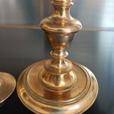 Gilded bronze candle holder