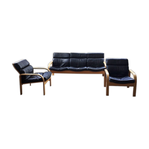 Canapé et fauteuils - danois cuir