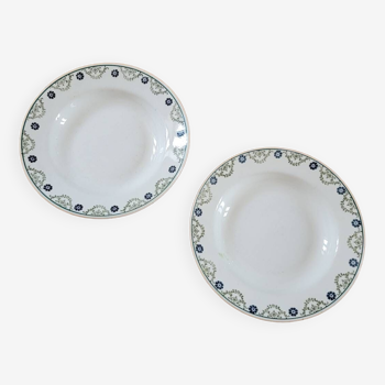 Lot de 2 assiettes creuses 6502 de Ste Amandinoise