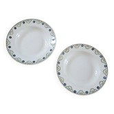 Set of 2 soup plates 6502 from Ste Amandinoise
