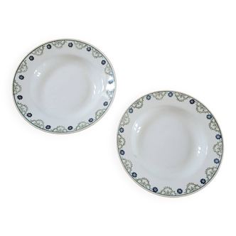 Lot de 2 assiettes creuses 6502 de Ste Amandinoise