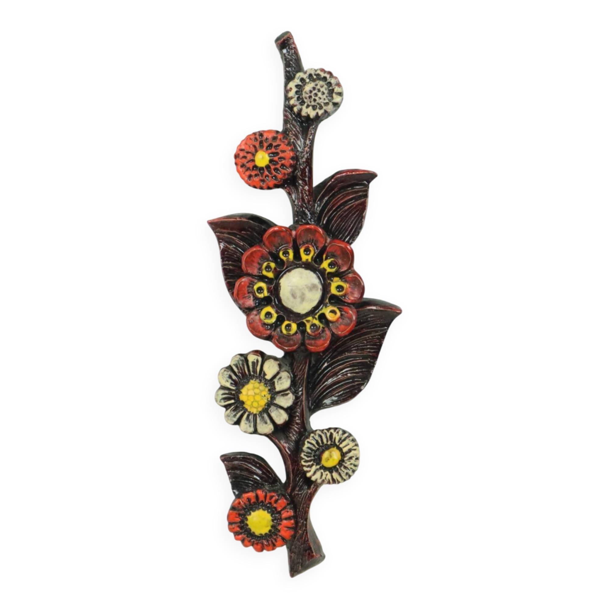 Large Flowers Wall Decoration Brutalism Ars Munda